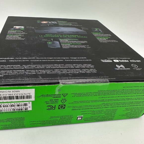 NEW Razer Ripsaw HD Game Streaming Capture Card: 4K Passthrough, 1080P 60FPS Rec - Picture 12 of 15